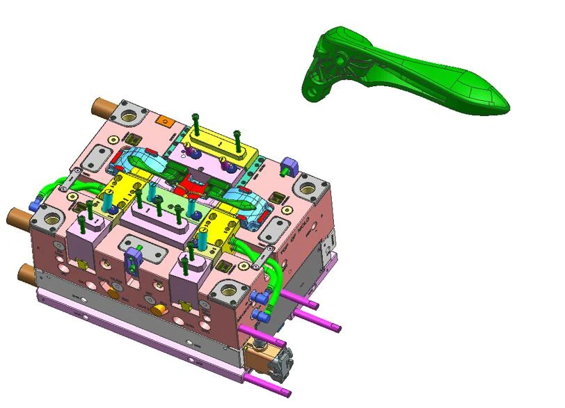 Consumer electronics plastic housing injection molding case